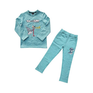 Platinum sports Kids winter clothing’s Set Sky Melange (Sweat shirt and sweat pant Boys)
