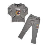 Platinum sports Kids winter clothing’s Set Dark Gray (Sweat shirt and sweat pant Boys)