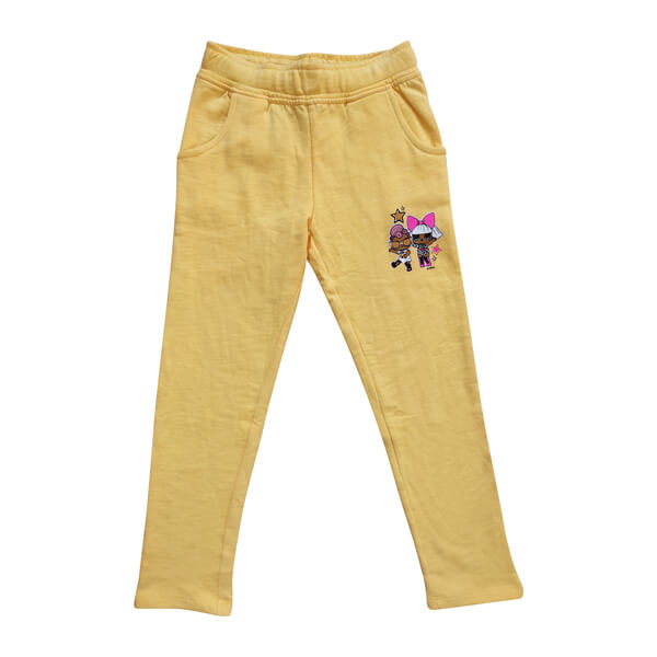 Platinum Sports Kids Winter Clothing’s Set Light Yellow (Sweat shirt and sweat pant Girls)