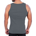 Men’s Ribbed Vest Platinum Sports