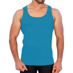 Men’s Ribbed Vest Platinum Sports