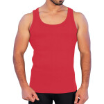 Men’s Ribbed Vest Platinum Sports