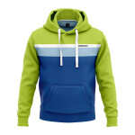 Men’s Regular Fit Stripe Hoodie Blue And Green