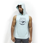 Men’s Sleeveless Workout Hoodie Light Sky