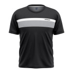 Men’s Regular Fit Two Color Stripe T-Shirt Black
