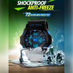 Sports Hand Plastic Case Large Display Watch-0955