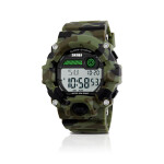 Digital Watch Green Camo 1197