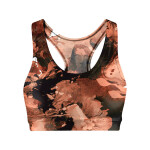 Be Fit Sports Bra Flower Kakis Design