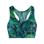 Be Fit Sports Bra Neon Palm Design